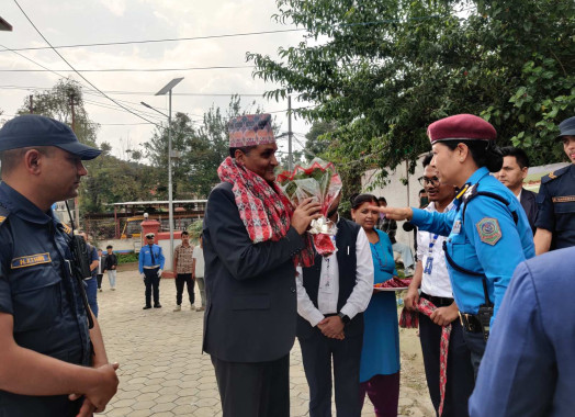 प्रजिअ सूर्य प्रसाद सेडाईको कार्यालयमा स्वागत -मिति २०८१/०२/२१ गते