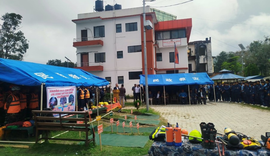 आगलागिका कारण सृजना हुने विपद् तथा त्यसबाट बच्‍ने उपाय सम्बन्धी व्यवहारिक अभ्यास कार्यक्रम