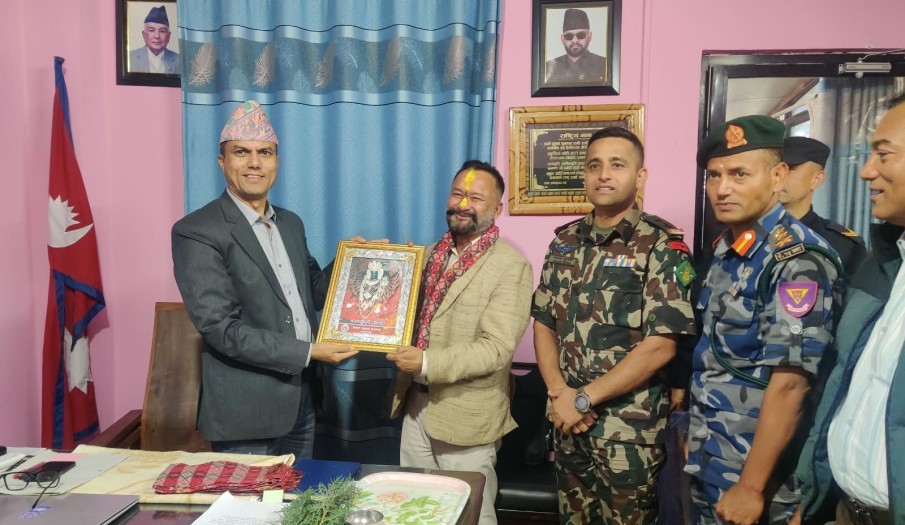 रा.अनु.जि.का काभ्रेका उप-अनु.नि श्री दिपक खड्का सरको सेवा निवृ्त्त जिवन सुखमय रहोस भनी विदाई कार्यक्रम