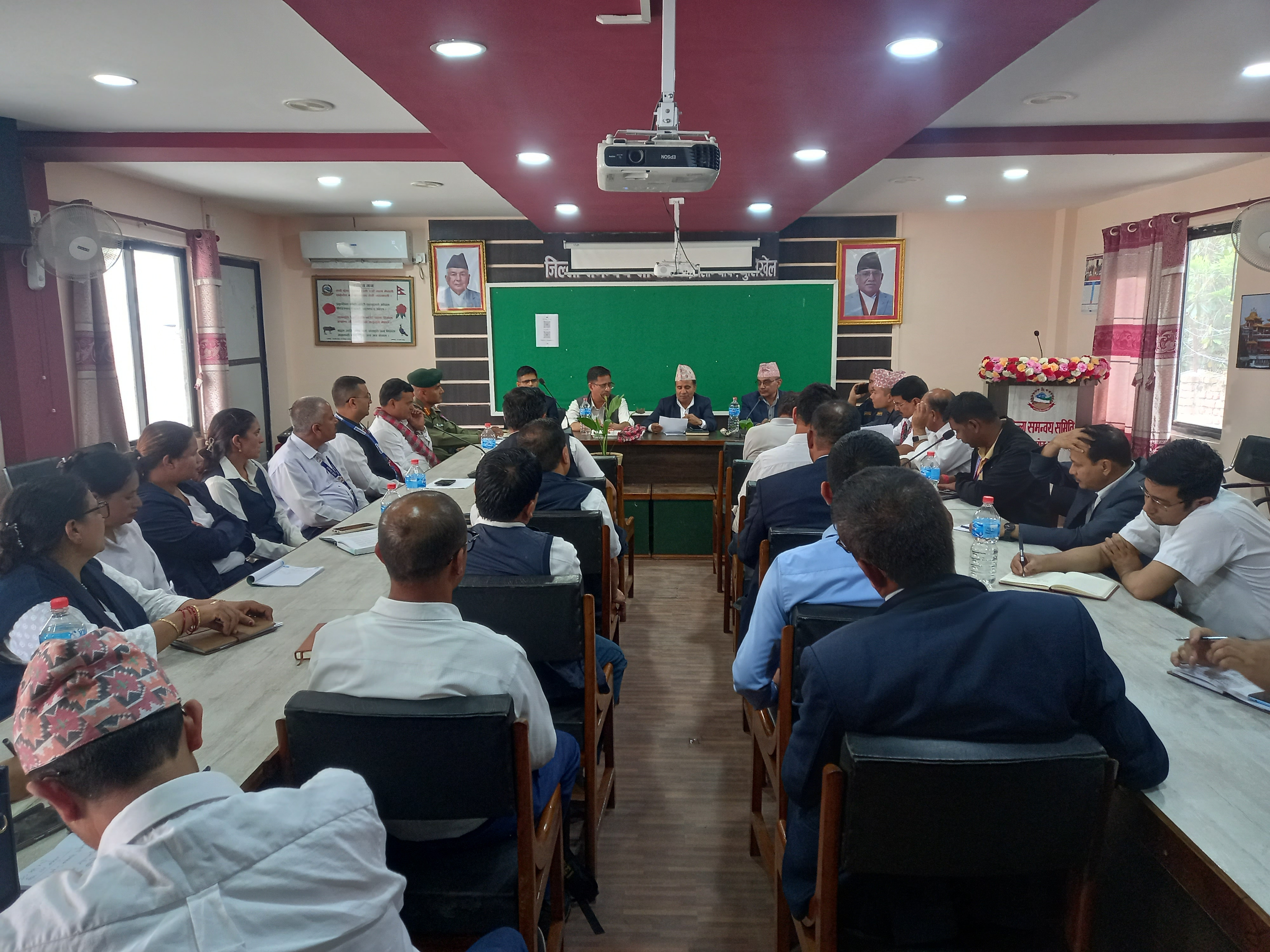 मिति २०८०/०३/०५ मा बसेको कार्यालय प्रमुखको बैठक