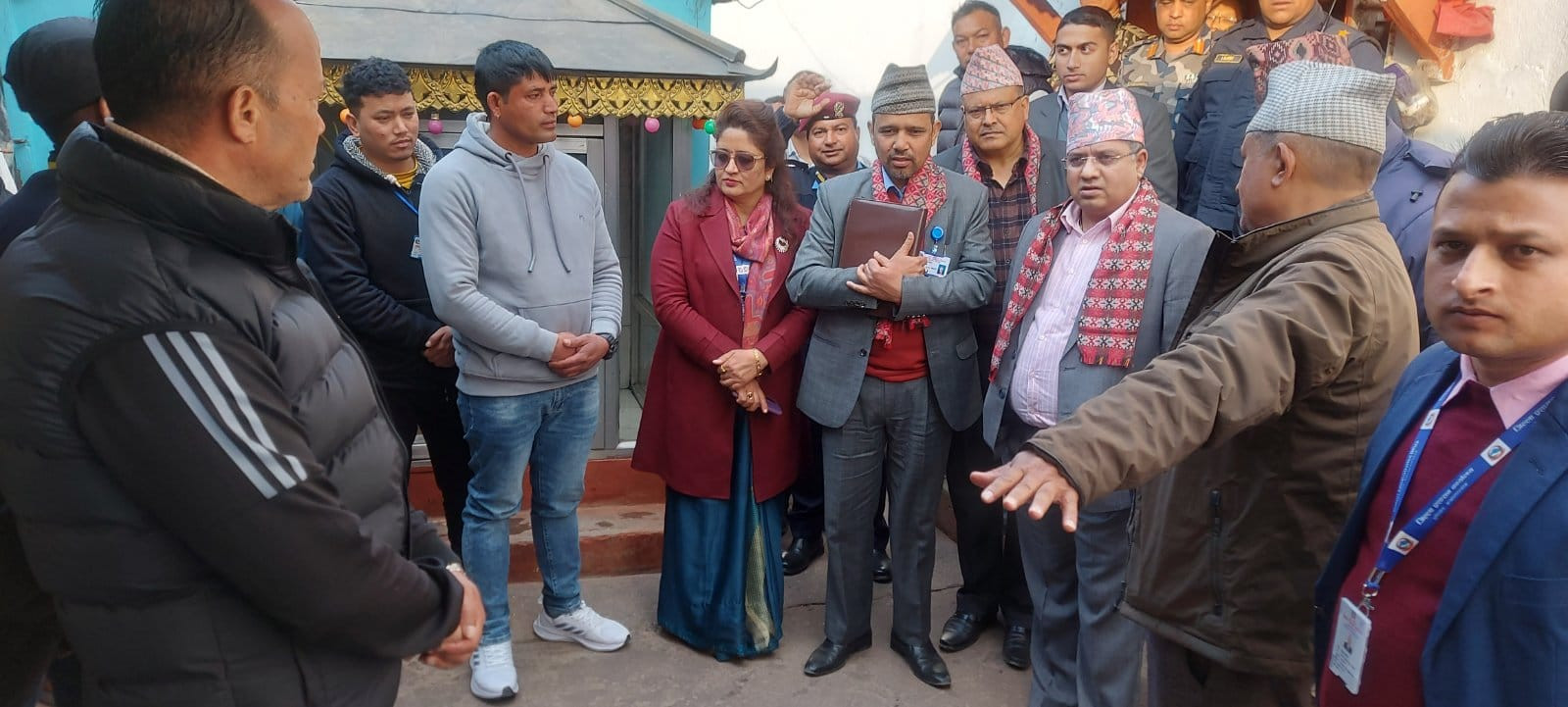 मिति २०८० माघ १२ गते  गृह सचिव श्री दिनेश भट्टराई ज्यूवाट जिल्ला प्रशासन कार्यालय काभ्रेपलान्चोक र क‌ारागार कार्यालयको निरीक्षण तथा निर्देशन।।