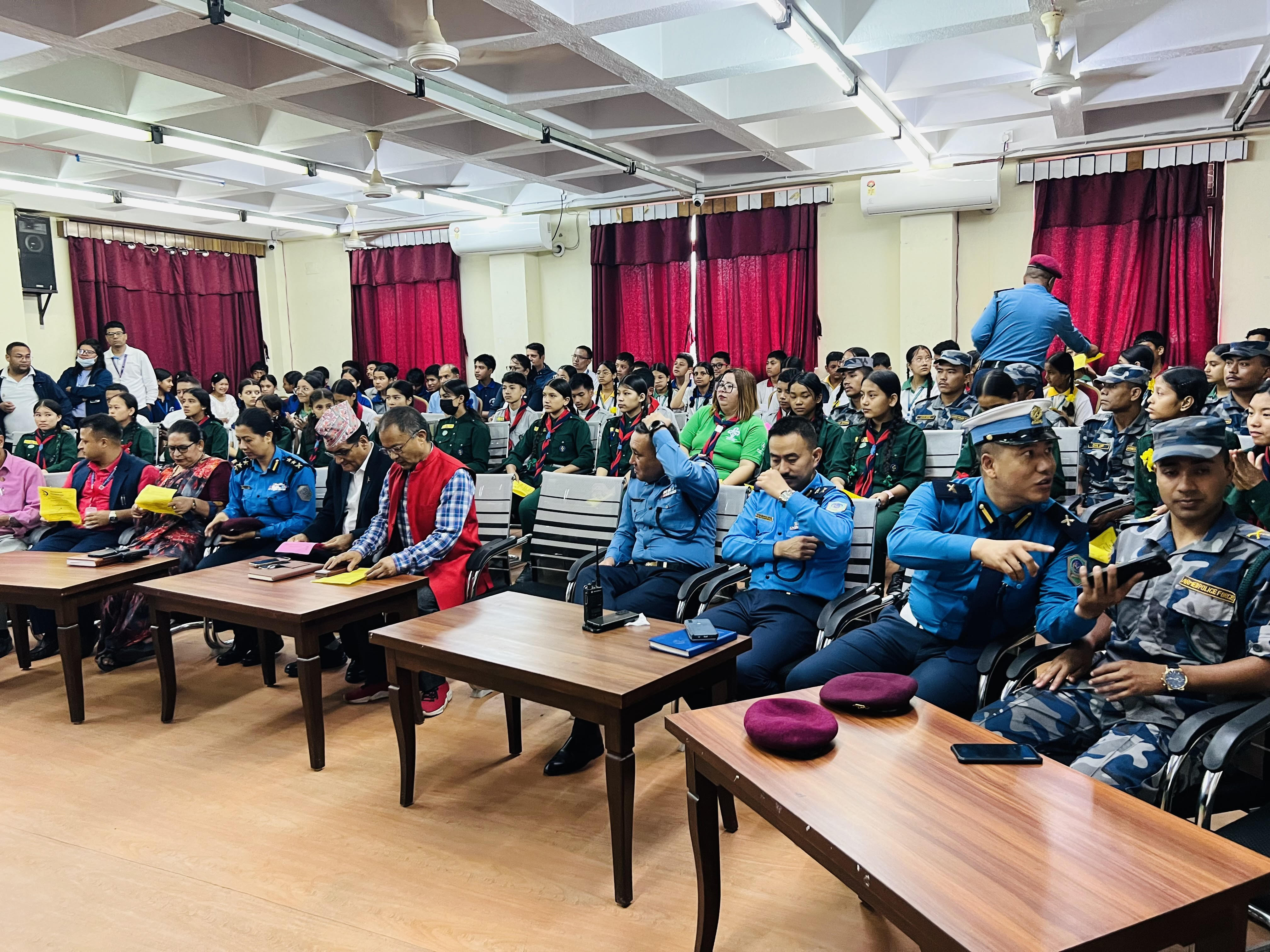 लागु औषध दुरुपयोग दिवस प्रभातफेरी कार्यक्रम तथा  सप्ताहव्यापी कार्यक्रमको समापन कार्यक्रम- मिति २०८१/३/१२ गते